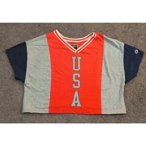 Women's Champion Team USA Crop Top Size Small